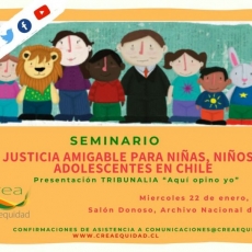 Seminario “Justicia Amigable para niños, niñas y adolescentes en Chile”